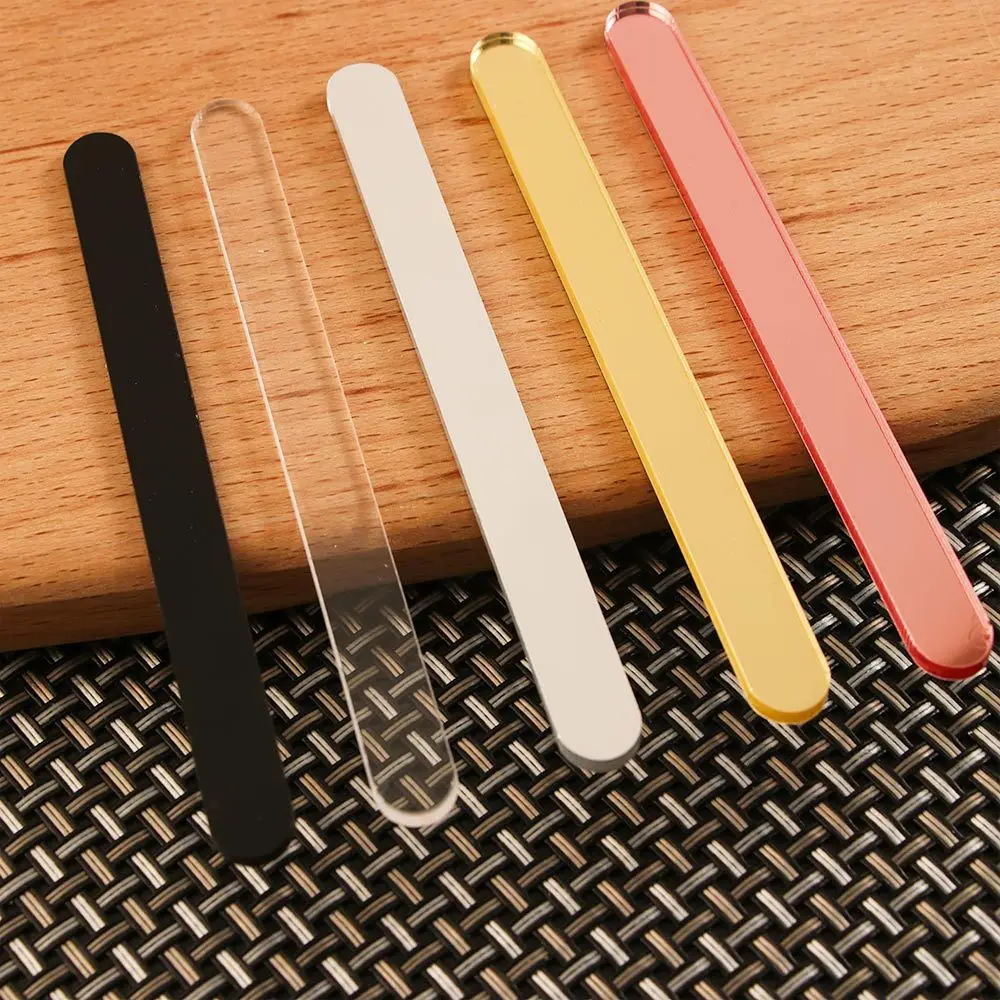 Wholesale Popsicle Stick Reusable Wrapper Acrylic 1*11 CM Ice Cream SticksPopular 2 buyers