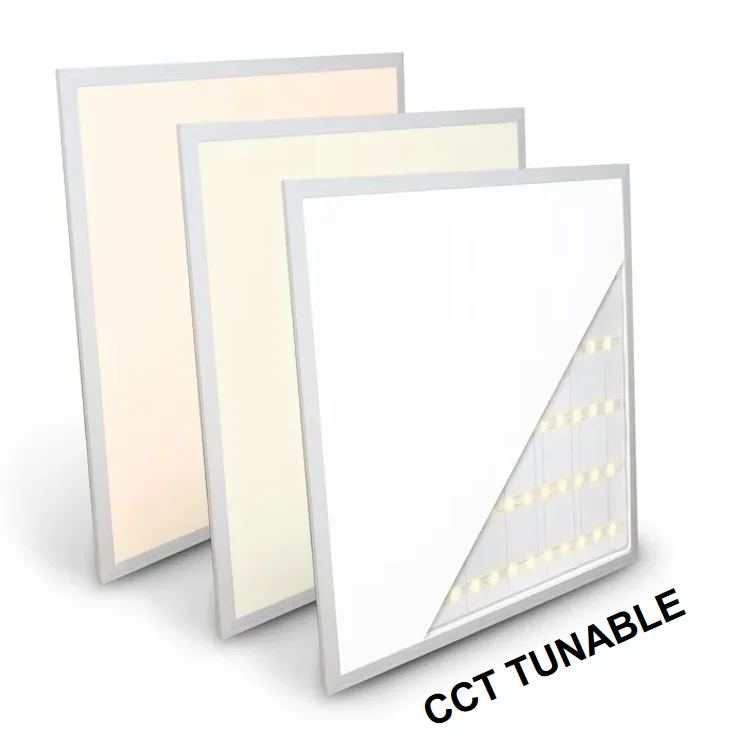 CCT Tunable Options Ceiling Recessed Back Lit 40W 100Lm/W High Lumen Office CCT LED Panel Light