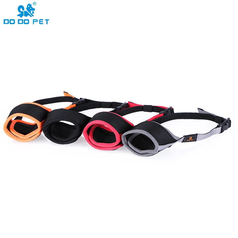  Wholesale extra large dog leather muzzles nylon small air muzzle Breathable Small Medium Large Pets Dog