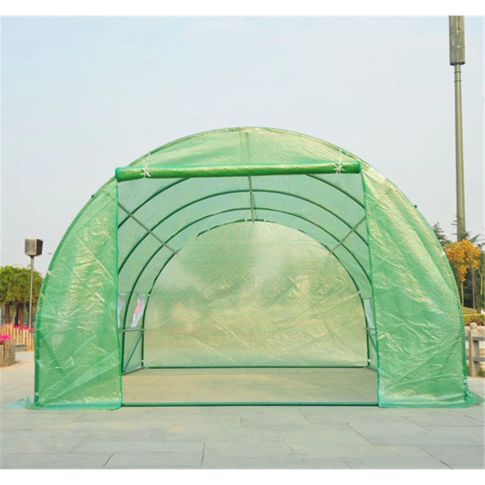 Agricultural Garden Outdoor Yard Walk-In Polytunnel Tunnel Greenhouse Green House Growing Tent Hothouse Plant Growing Warm House