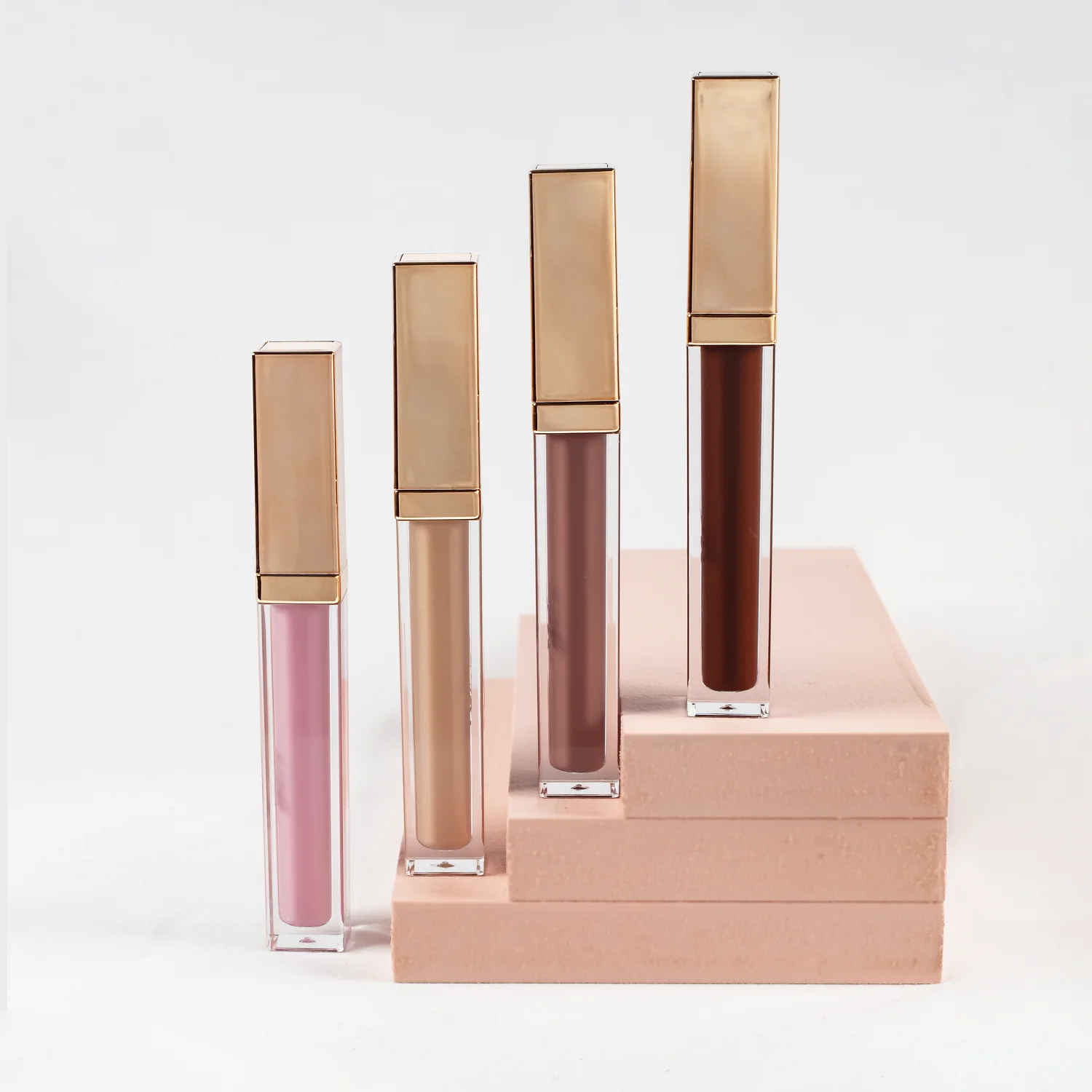 
24 Colors Nude Shiny Clear Glitter Lip Gloss Pigment Long Lasting Waterproof Lipgloss Private label Low MOQ 