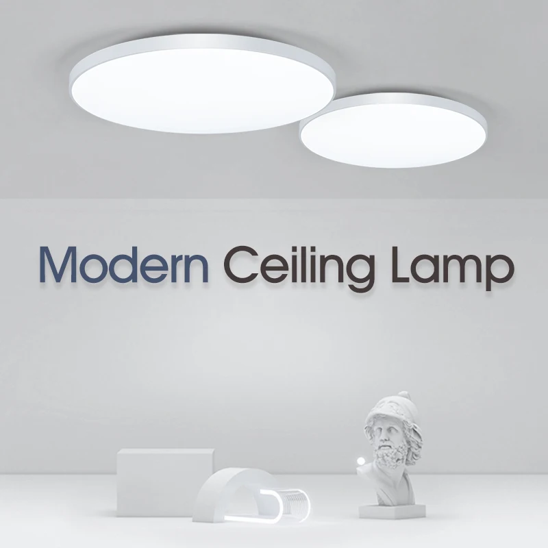 Modern White 12W-46W LED Ceiling Light Factory Wholesale for Living & Bedroom Low Priced LED Lamp with PP Lamp Body