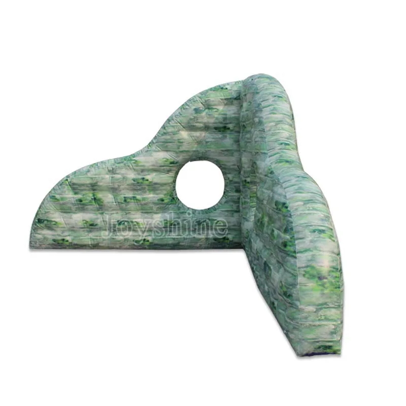 Broken Wall Inflatable Tag Obstacle Camo X Bunkers Obstacle Barricades Set Paintball Bunker Inflatable Wall