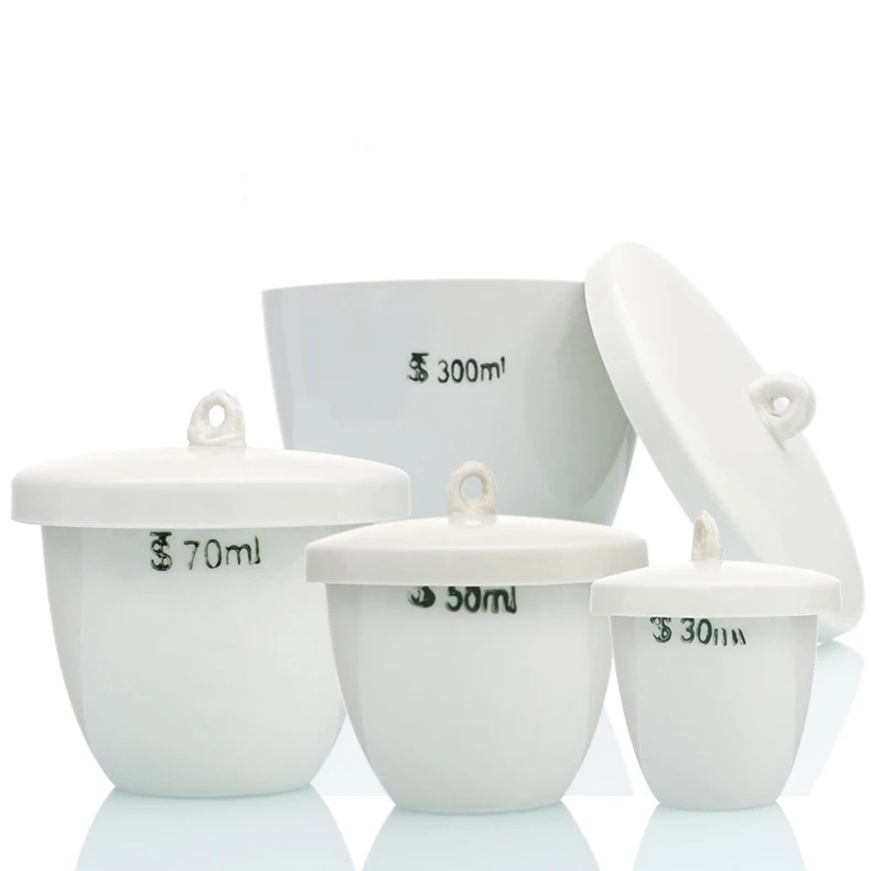 SE12153 лабораторный глазурованный фарфоровый тигель