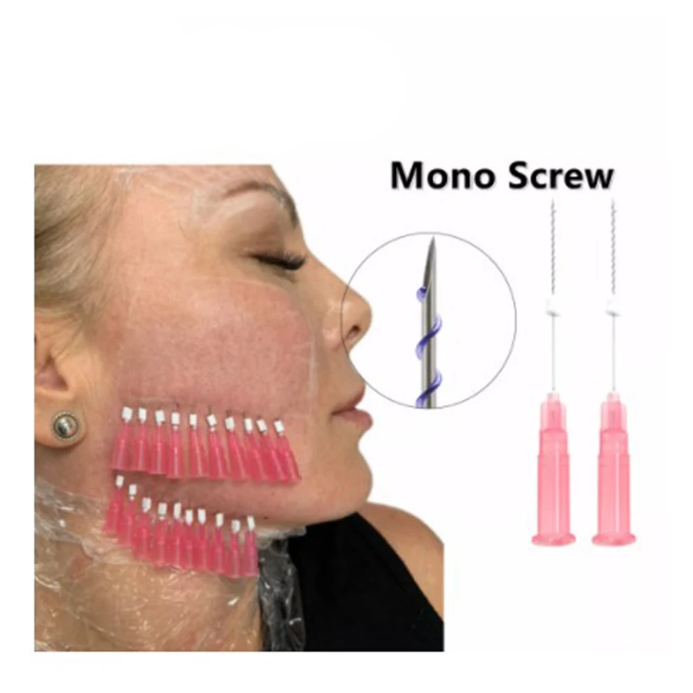 Simple Operation 30g 25mm Neck Skin Tightening Face Lifting Hilos Tensores Mono Screw Pdo Thread