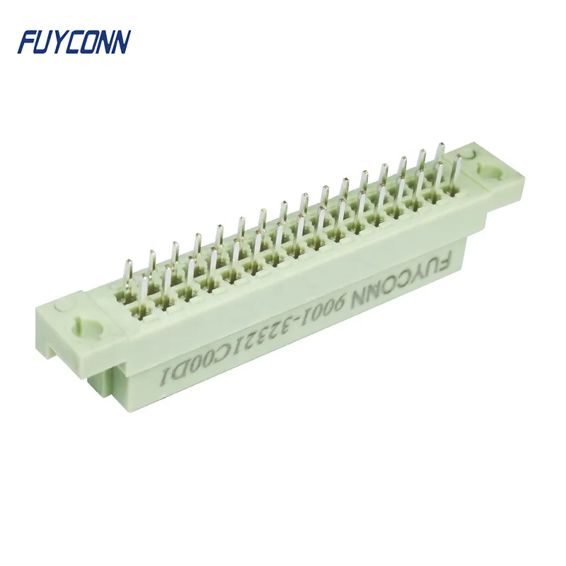 2.54mm 2 rows pcb vertical 2*16pin 32pin Female Euro 41612 Connector, Easy Type PCB straight 2 rows 32 pin DIN41612 Connector