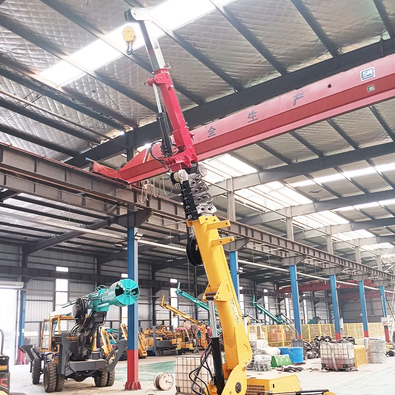 Tower Crane Wind Speed Sensor Patient Lifting Flatbed 8ton Crane Lifting Equipment Spider Crane for Sale New Product 2024 8 Tons
