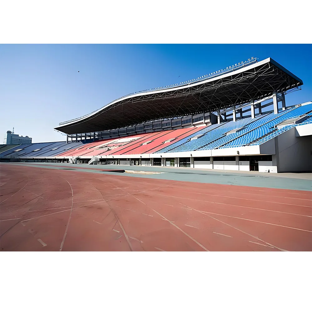 Customizable Steel Roof Space Grids Frame for Outdoor Stadiums, Durable Shade Solutions for Spectator Seating and VIP Boxes