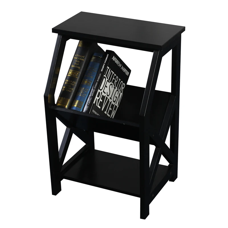 Black Bedside Cabinet Nightstand 2 Drawers Bedside Table High Gloss Modern Bedroom Furniture High Quality Couch Table