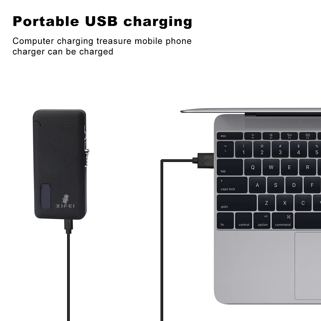 Оптовая продажа, уникальная Зажигалка XiFei с двойной дугой, электрическая зажигалка с USB-зарядкой, матовая черная Бутановая Зажигалка для сигар