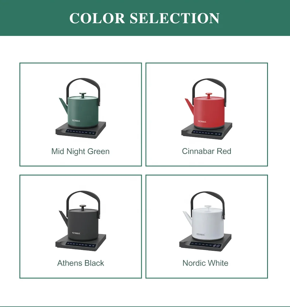 Cotell AQ-570 Modern Electric Kettle Home Appliances Electric Kettle Custom Tea Pots Kettles