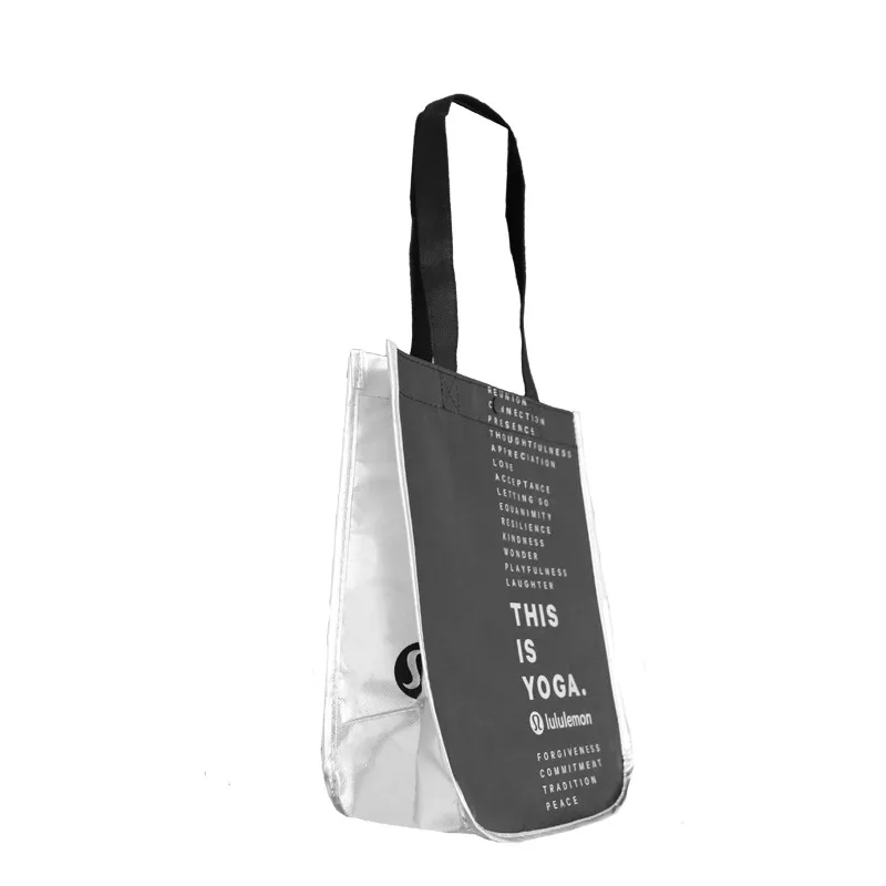 
Durable Non Woven Tote Reusable Foldable Shopping Bag For Lululemon 