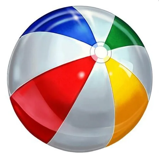 Inflatable beach ball for promotion