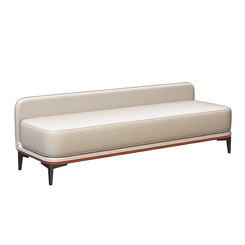 Modern Hotel bedroom Sofa Bench bed end stool Living room comfortable leather shoe stool upholstered bench
