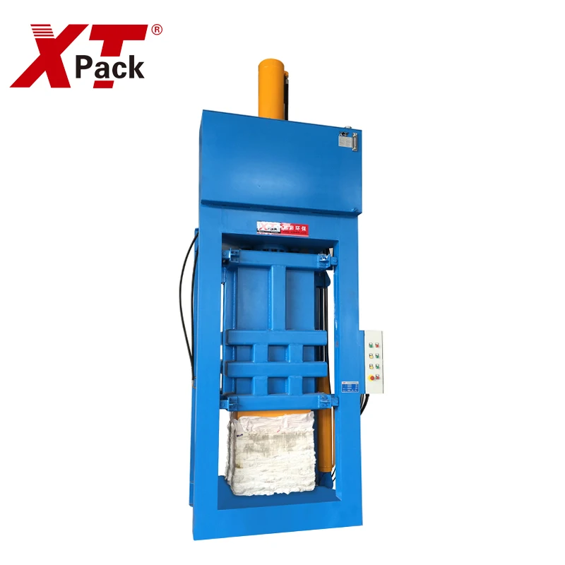 Гидравлический текстильной хлопок лом ткань пресс машина для подержанной одежды