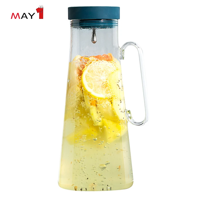 High Borosilicate gas heated thermo glass cold brew tea pitcher