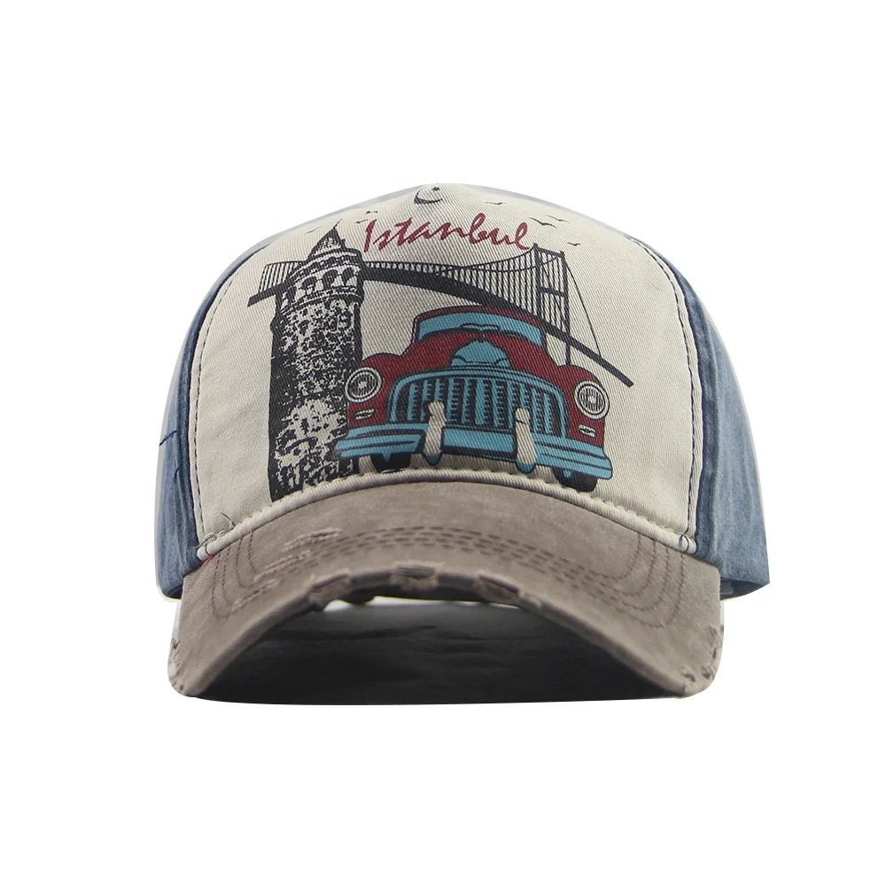 Summer new style Korean baseball cap men and women coated cotton star outdoor hats