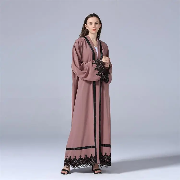 2024 турецкая исламская одежда baju Muslimah Jubah вышивка abaya femmes халат мусульманское платье Макси