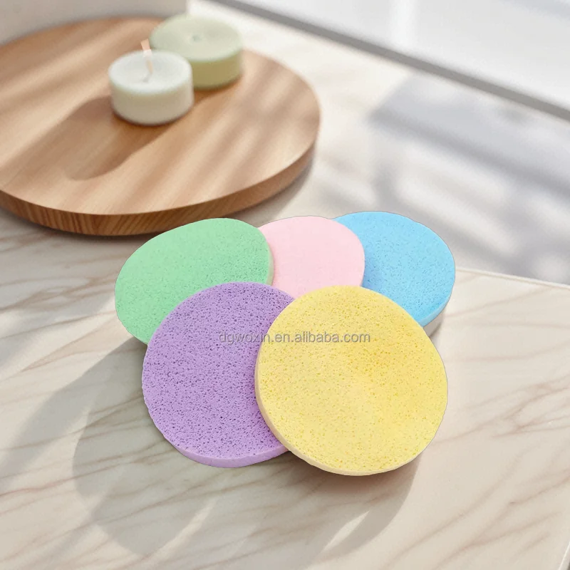 Factory Direct PVA Facial Cleaning Sponge Water Absorption Expand Compressed Soft and Washable Makeup Tool for Face Washing