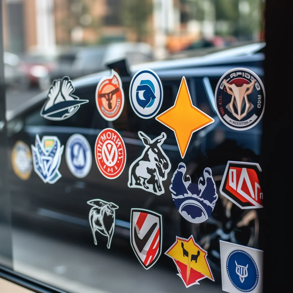 waterproof vinyl custom high quality vinyl pvc stickers for promotion