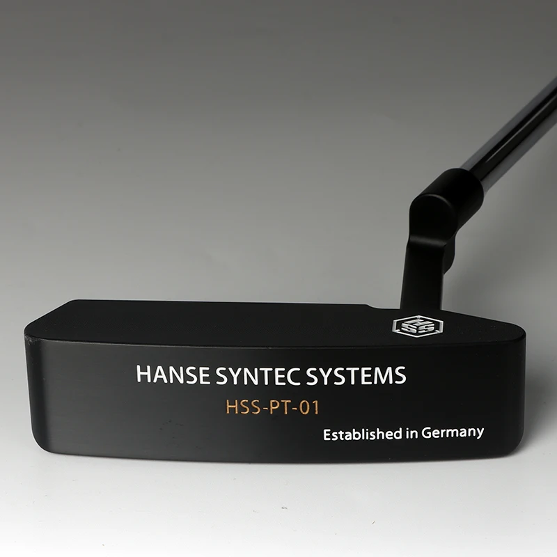 GAMEN right handed black color milled face golf putter competition golf club custom golf putter head