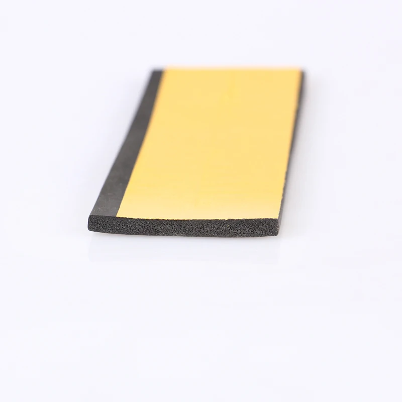 soundproof good flexibility self adhesive EPDM foam sealing strip