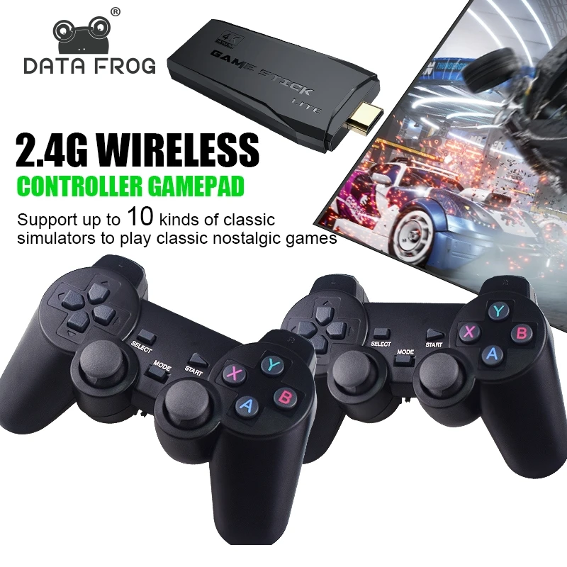 Wholesale M8 Plus 4K Family Old Gaming Stick 2 Controllers Usb Hd-mi Output Video TV Box 32GB Memory Card PS1 Console Player