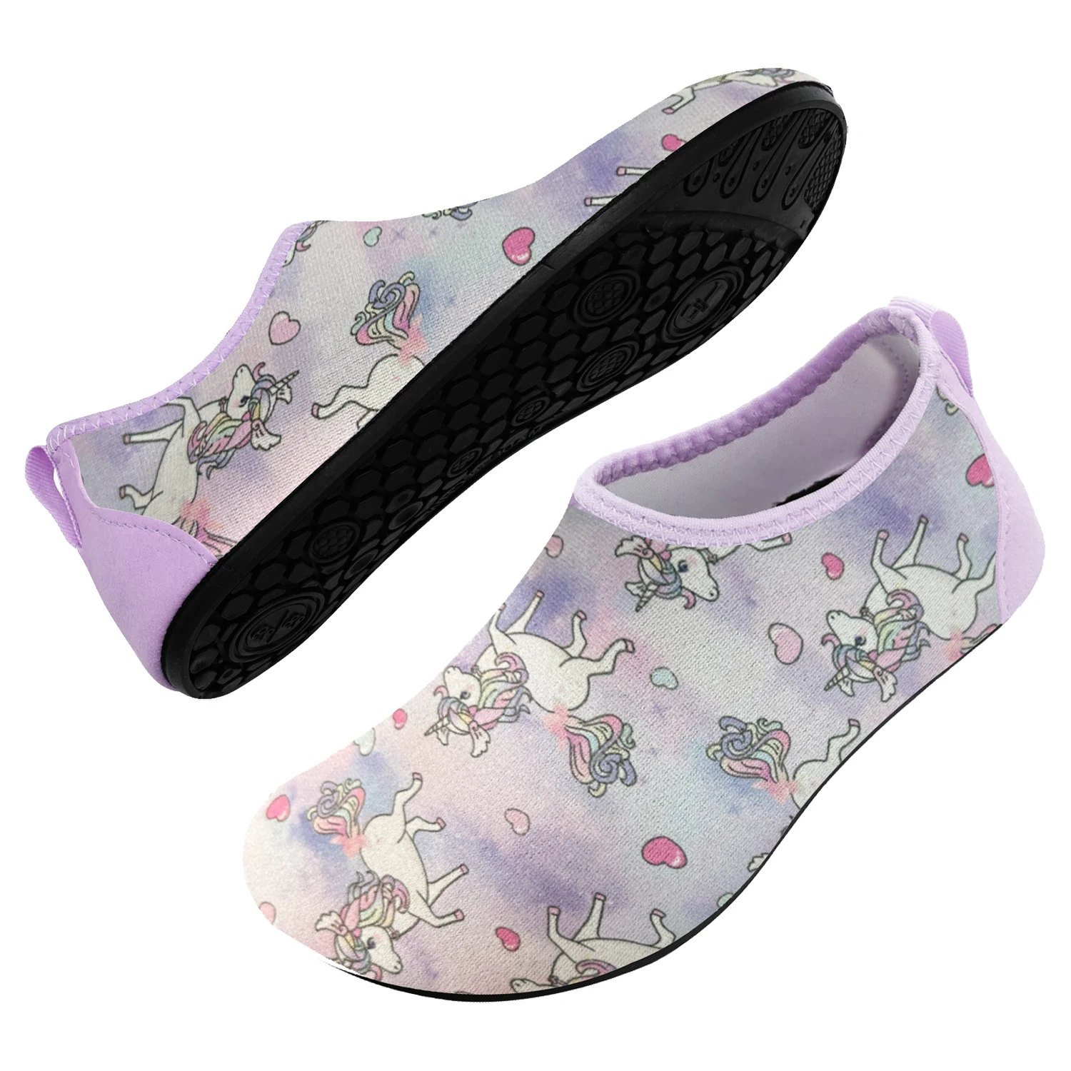 Kids Water Shoes Sport Beach Swimming Socks Printing Anti Slip Surf Barefoot Kids Shoes