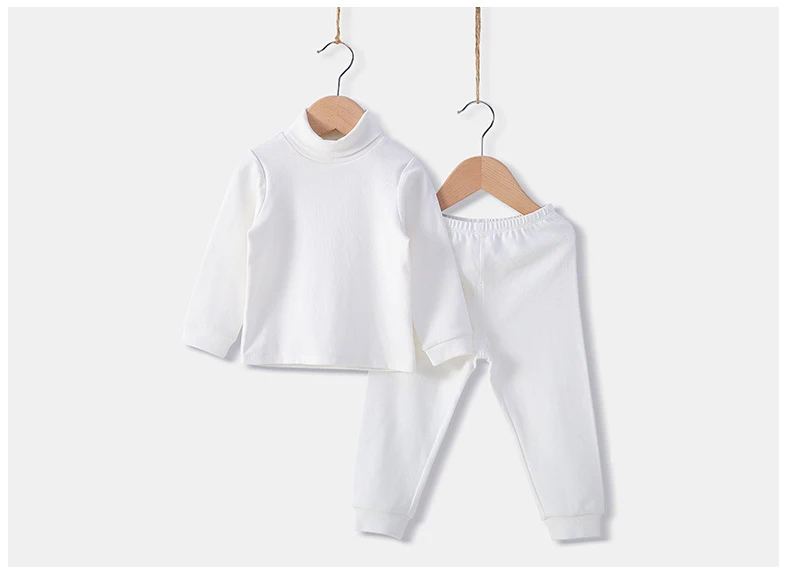 Children Girs Boys Thermal Warm Underwear Top and Pant Set