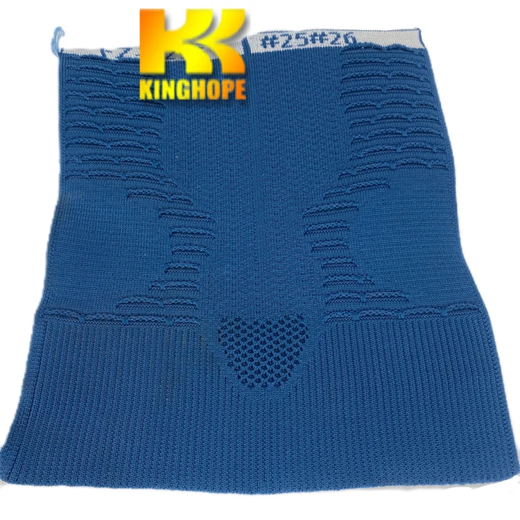 New design cheap price upper jacquard mesh fabric lady and man shoe vamp material  Fly Knitted shoe upper