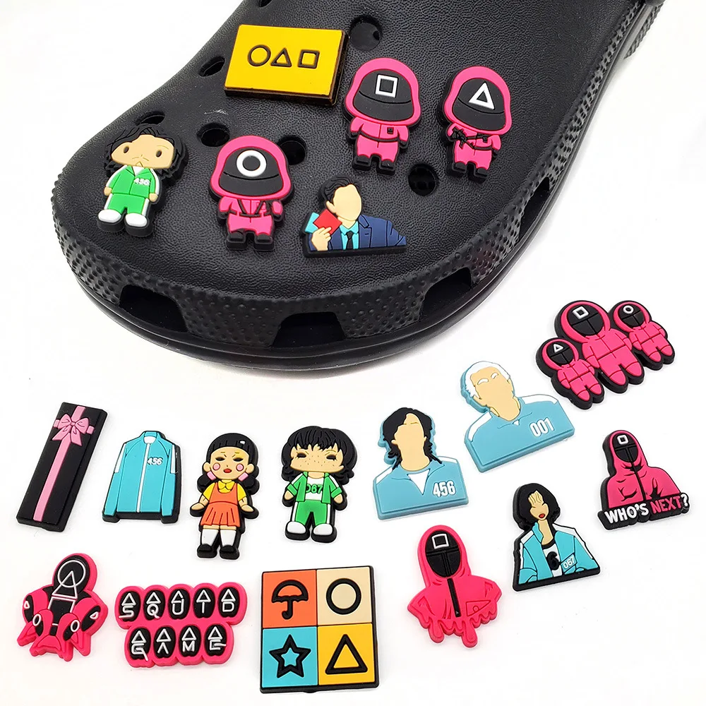 Factory Wholesale  Pvc Customizable International Crok Brand Logo Clog Croc Shoe Charms Shoes Buttons Accessories