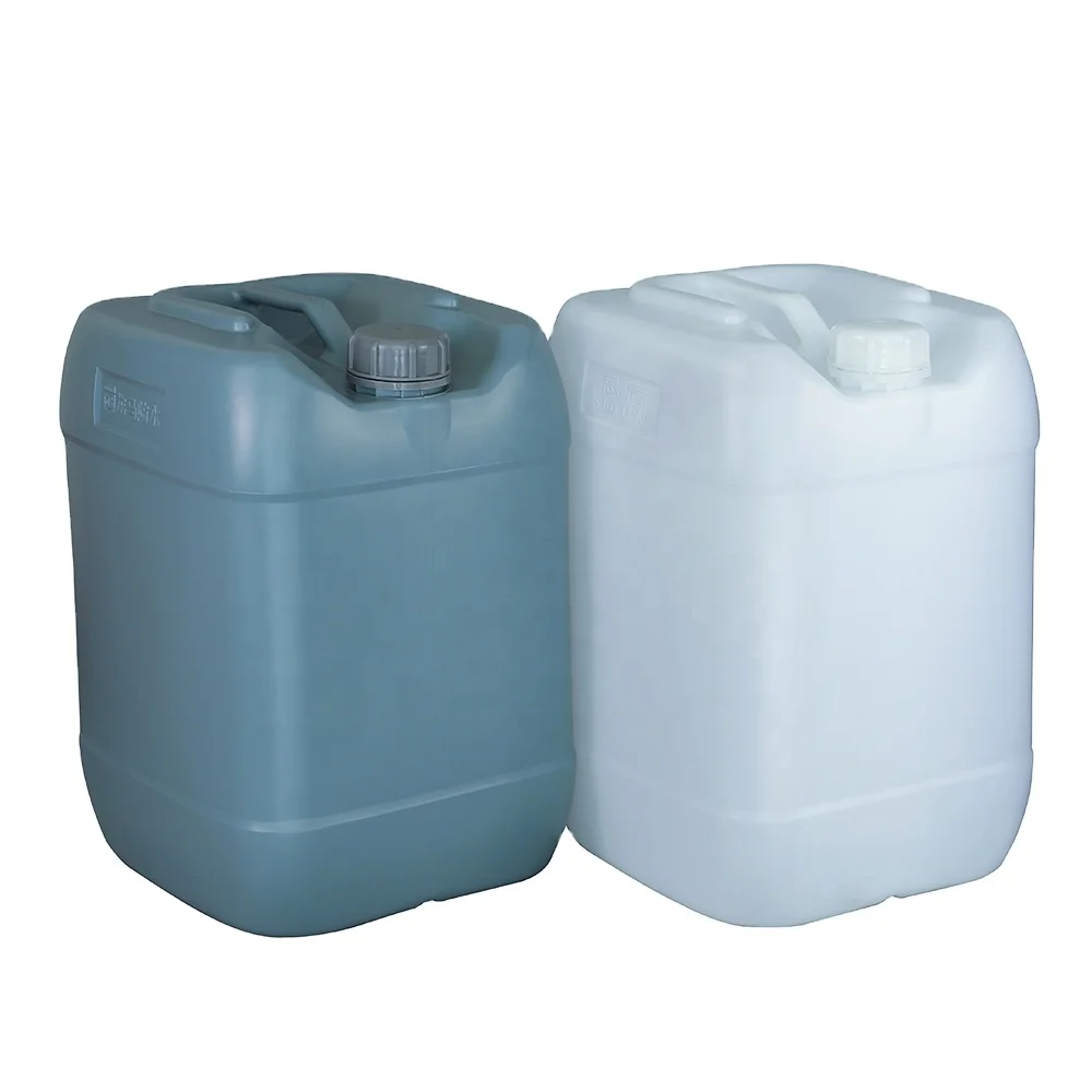 25kg plastic drums food grade square jerrycan HDPE 25 litre chemical drum translucent 25 KG bucket container in stock
