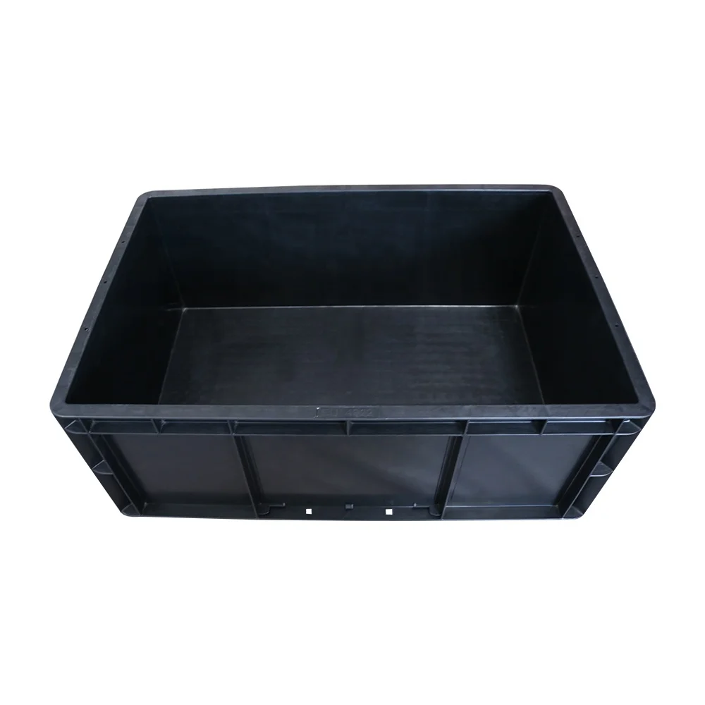 QXR Q-EU4622 600*400*230mm European standard anti static black ESD EU transit case box