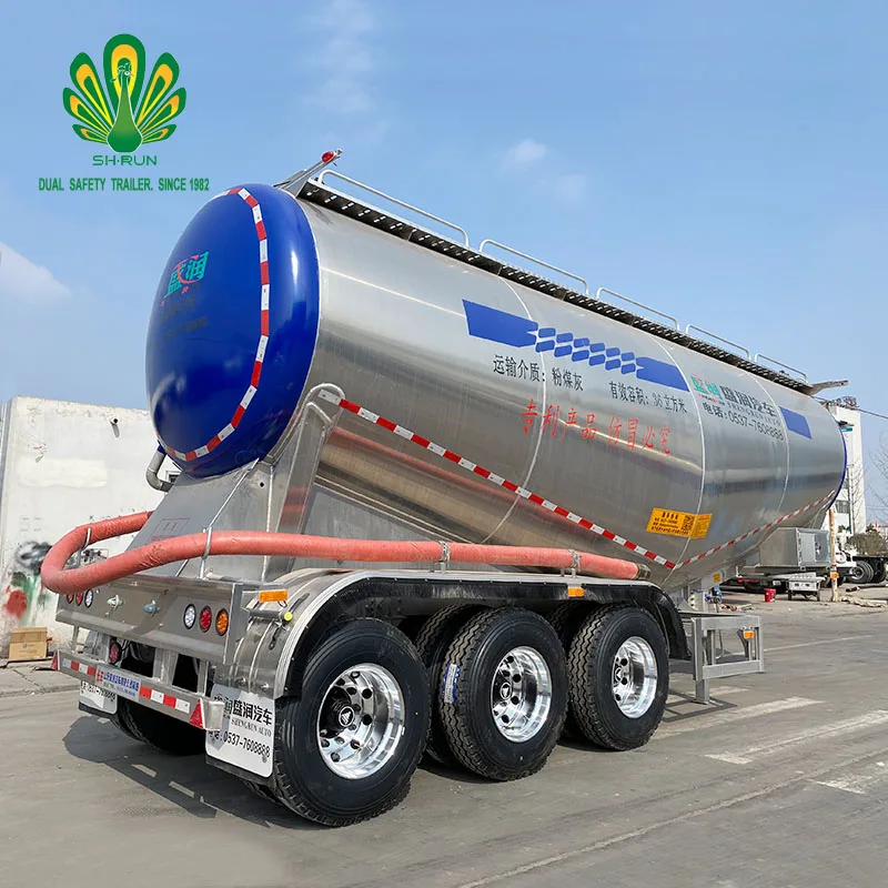China Manufacturer Powder Bulker Dry Fly Ash Bulk Cement Carrier Tank Semi Trailer