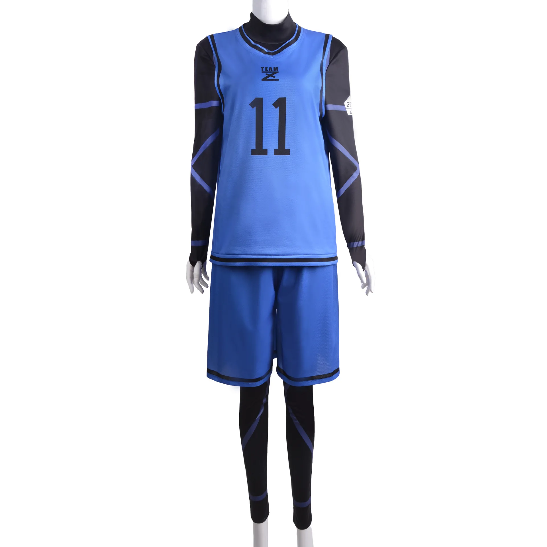 Blue Lock Anime Cosplay Costume Isagi Yoichi Chigiri Bachira Rensuke Kunigami Football Soccer Training Uniform