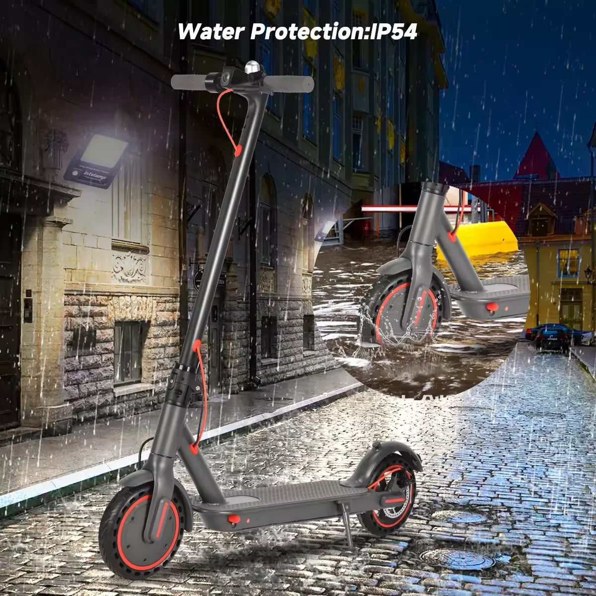 USA UK PL DE Warehouse Electrical Scooters With 350W 10.4Ah 8.5 Inch Solid Tire Adults escooter For Convenient City Mobility
