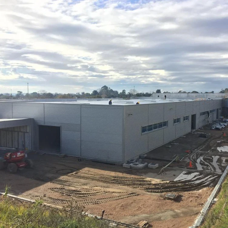 real estate hall prefabricated wed steel structure build warehouse shelf and panel steel building