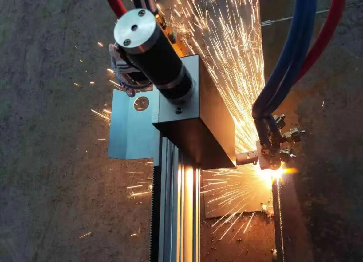 High precision and high speed micro CNC plasma/flame dual-purpose cutting machine   Oxygen acetylene gas flame cutting machine