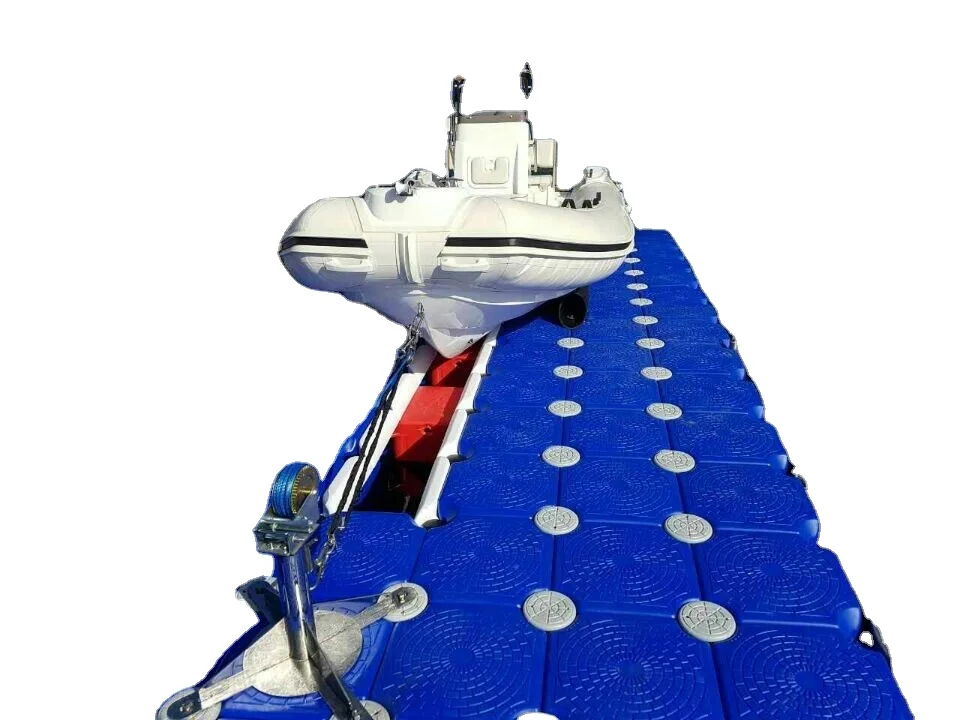 Manufacturing HDPE Rotomolded Floating Structure Pontoon Dock Jetties Jet Ski Float Dock