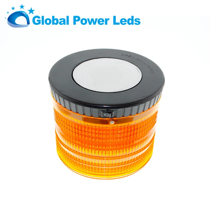 Waterproof 72led 6V With Battery Powered Wireless magnet led Strobe Light warning for traffic safety