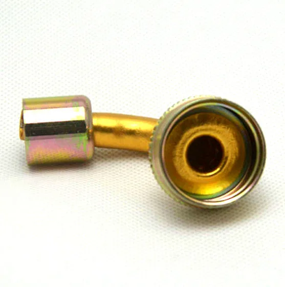 Water hose goose neck connector customized aluminum parts for washing machines