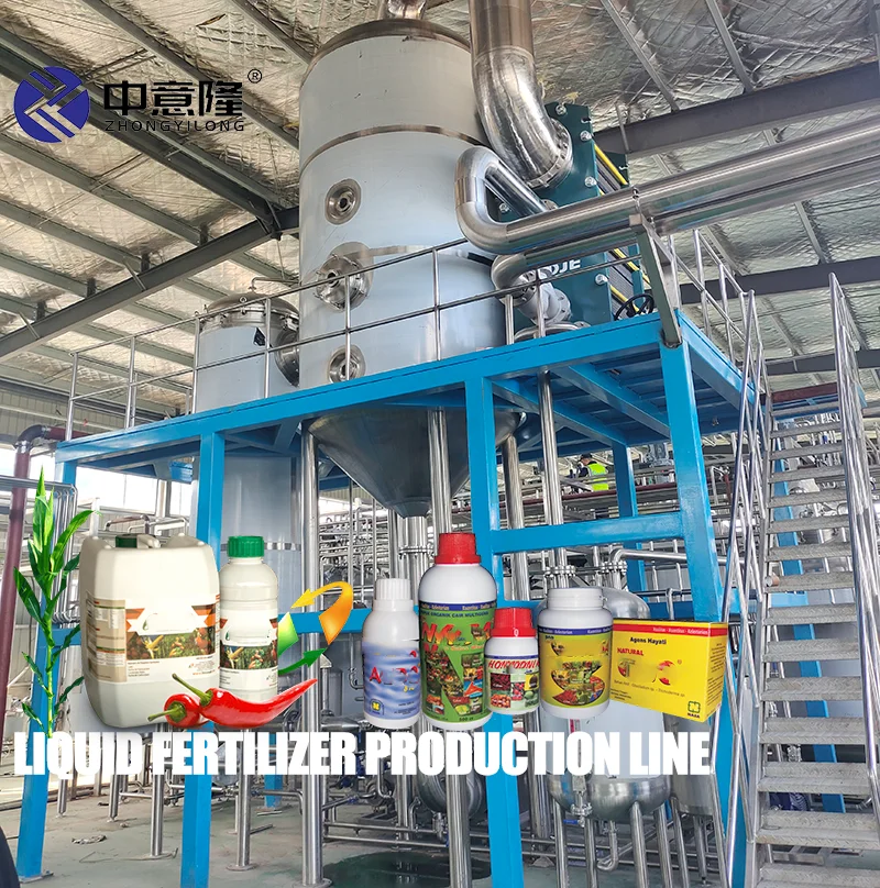 Production Line Liquid Fertilizers Fertilizer Liquid Filling Capping Machine 5000Ml Liquid Fertilizer Production Line
