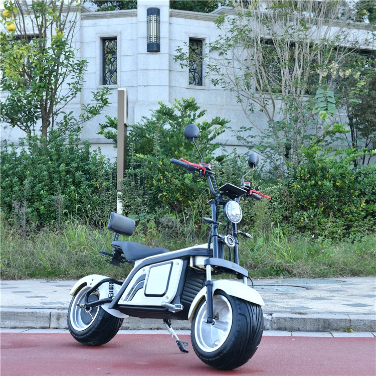 EEC COC Citycoco 3000W 60V Electric Scooter Powerful 60V E-Scooter Long Range Adults Bluetooth/Digital/Sensor Smart Type Hulk