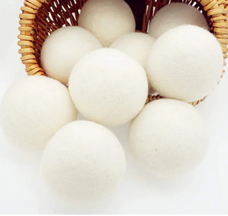 
High quality 7CM wool dryer balls washing machine ball hair removal laundry & felt balls on decoration  (62448252086)