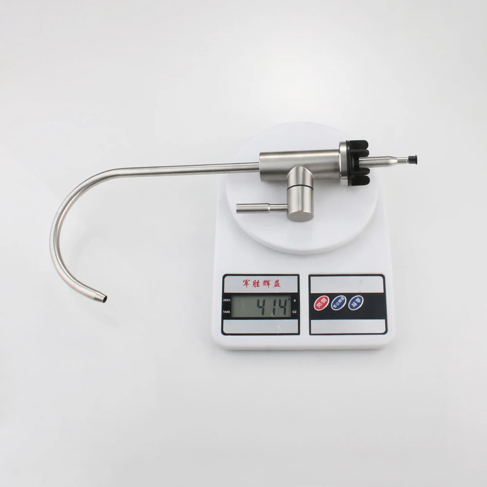 High Quality 304 Stainless Steel Brushed Kitchen Sink Reverse Osmosis Filter Lead-free Drinking Purifier Water Faucet