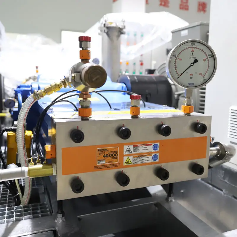 Eco-friendly and safe Cleaning Equipment 1400bar/2800bar Pressure Washer 45L/min Cold Water Cleaning Hydro Blasting Machine