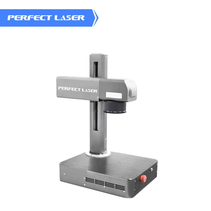 Perfect Laser Mini Desktop Laser Marker 10w 20w Desktop Diy Fiber Laser Marking Machine Mark For Metal Pvc Tube Rings