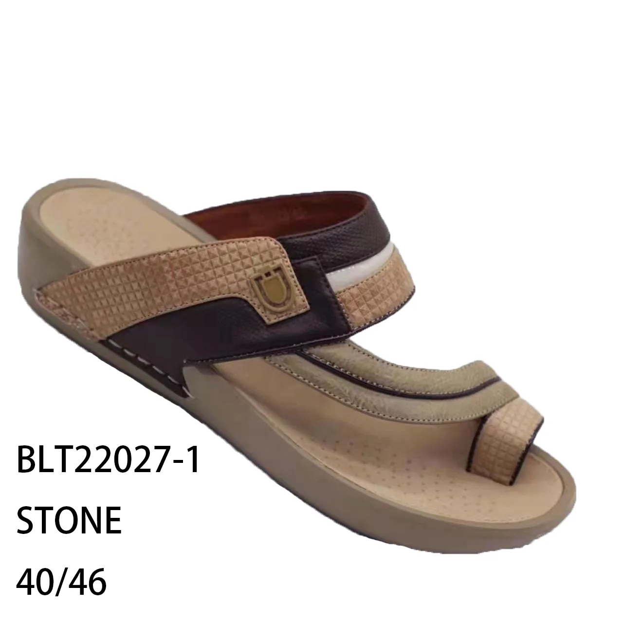 Arabic  men PU slippers Saudi arabic sandals and slippers for men
