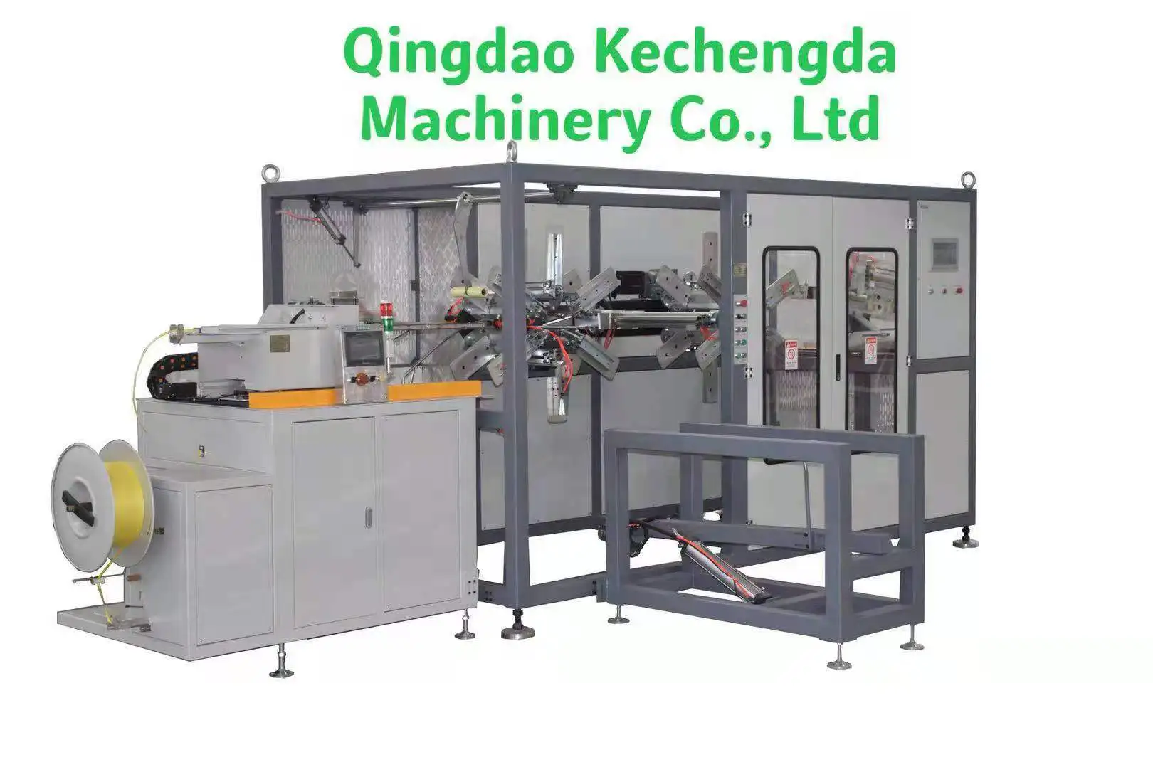 Flexible operation Single double plastic pipe winder/coiling machine/wire coiling machine