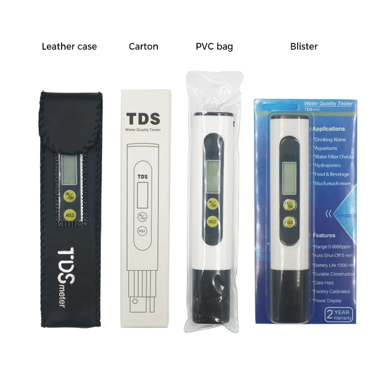 Высокоточный портативный 3 в TDS PH метр тестер Цифровой PH метр для воды